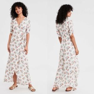 American Eagle Wrap Maxi Dress